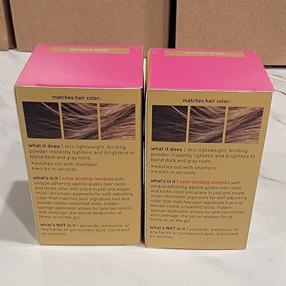 2 Boxes of Style Edit ROOT TOUCHUP Blonde Perfection Dark Blonde 0.13 oz each - Picture 3 of 4